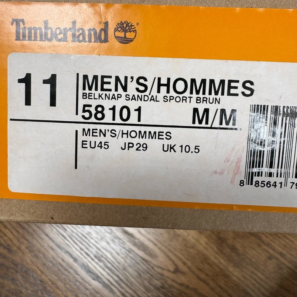 Timberland Men's Brown Sport Sandals Belknap US 11 New in Box